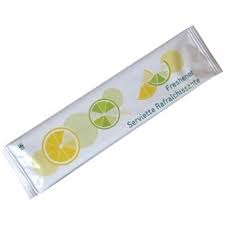 Rince-doigts citron 18x18cm - 500 pcs